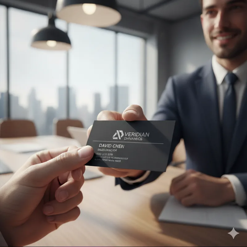 Spot UV Business Card - Threeyem Dubai Spot UV Business Card for Sales Executive