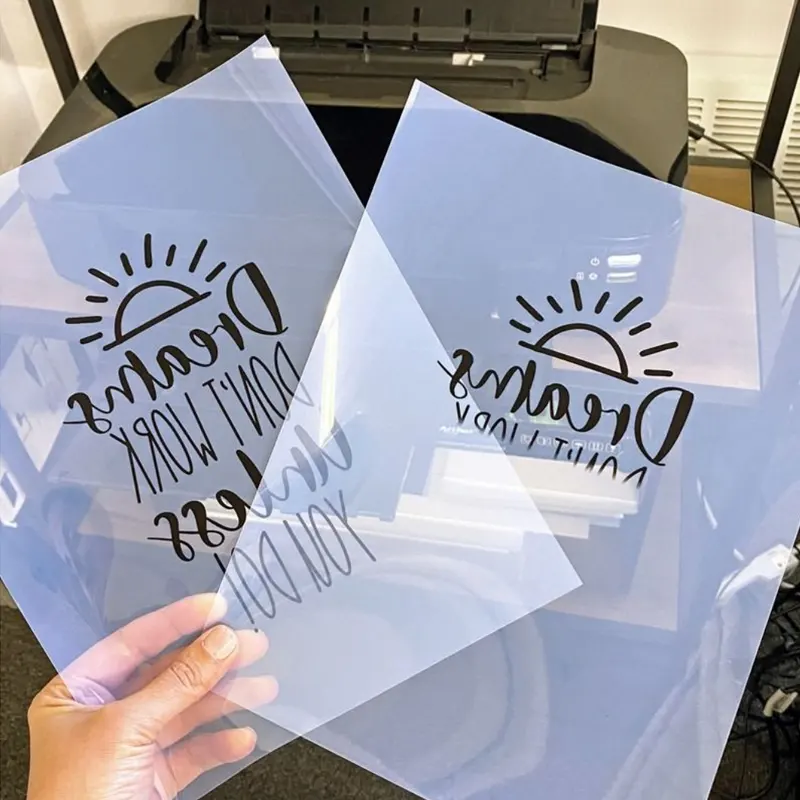 Inkjet transparency film for screen printing positives - Threeyem Dubai Inkjet Printer Film PET Transparency Sheets