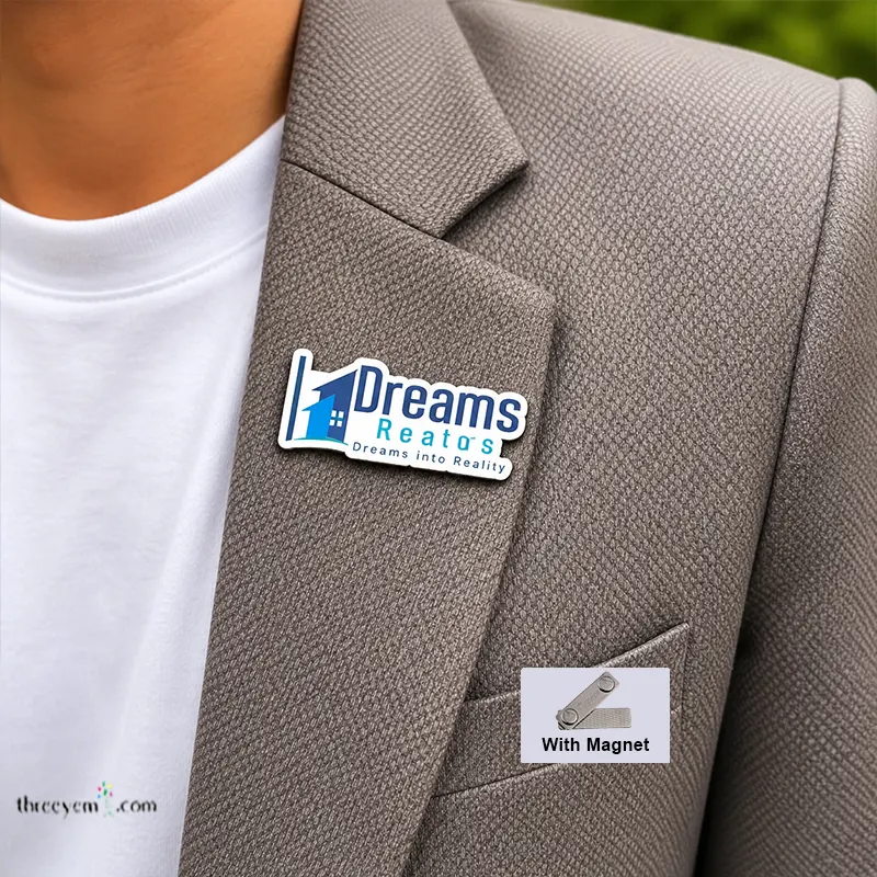 Acrylic Custom Logo Badge