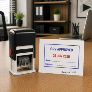Goods Return Approved Stamp - GRN Approved Stamp with Date