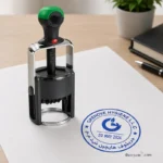 Heavy Duty Stamp | Adjustable Date | Round shape | Factory Stamp 2
