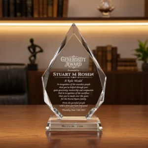 custom engraved crystal award series 3
