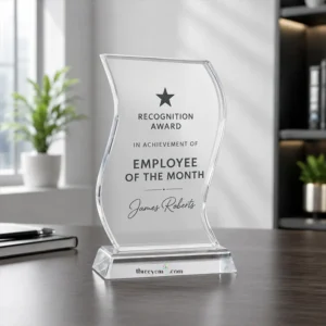 custom engraved crystal award series 4