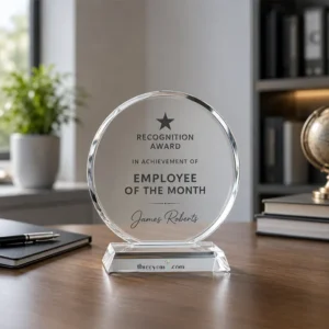 Custom Engraved Crystal Award Series 6