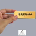 Engraved Brass name Badge | Magnetic Back