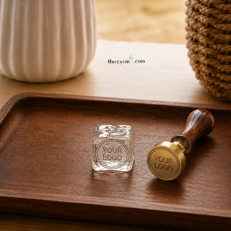 Ice Stamp, brand your logos in Ice Cubes
