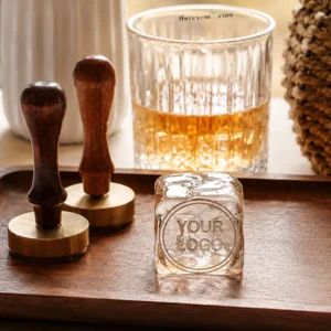 Ice Stamp, brand your logos in Ice Cubes