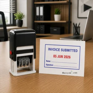 Invoice Submitted Stamp - Goods Receiving from Supplier