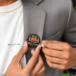 Aluminum Custom Logo Badge | Magnetic Back | Personalized Company Logo Badge