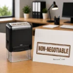 Stamp for Accounts Dept, Self-inking 3