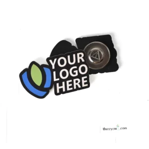 Pvc Custom Logo Badge | Magnetic Back | Personalized Company Logo Badge