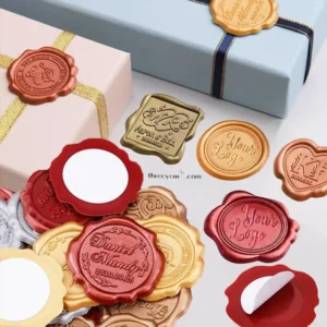 Wax Seal Stickers, Easy to Peal off Adhesive Wax Seals