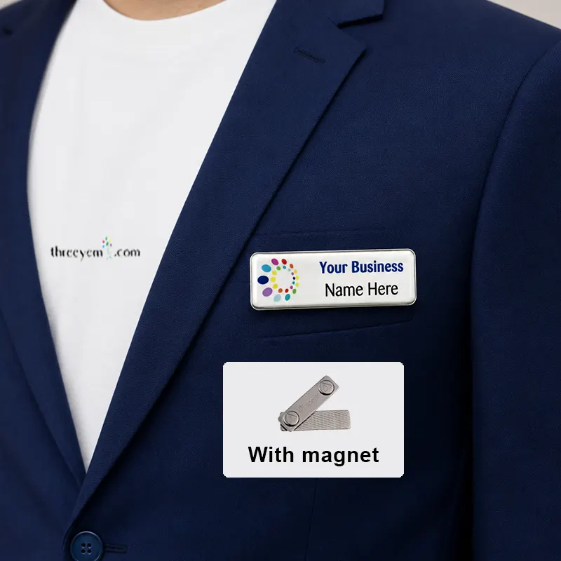 Aluminum Name Badge Epoxy Coated