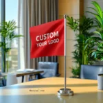 Table Flag Single Leaf