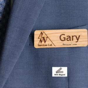 Wooden name Badge